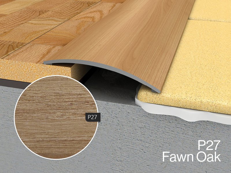 WRG2 900mm Reducer Adhesive Profile P27 Fawn Oak