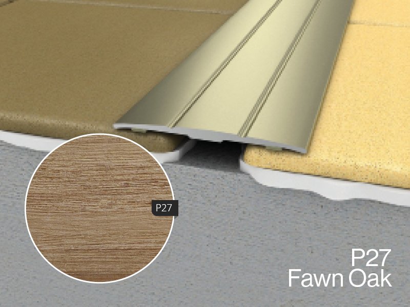 WRG1 900mm Flat Adhesive Profile P27 Fawn Oak