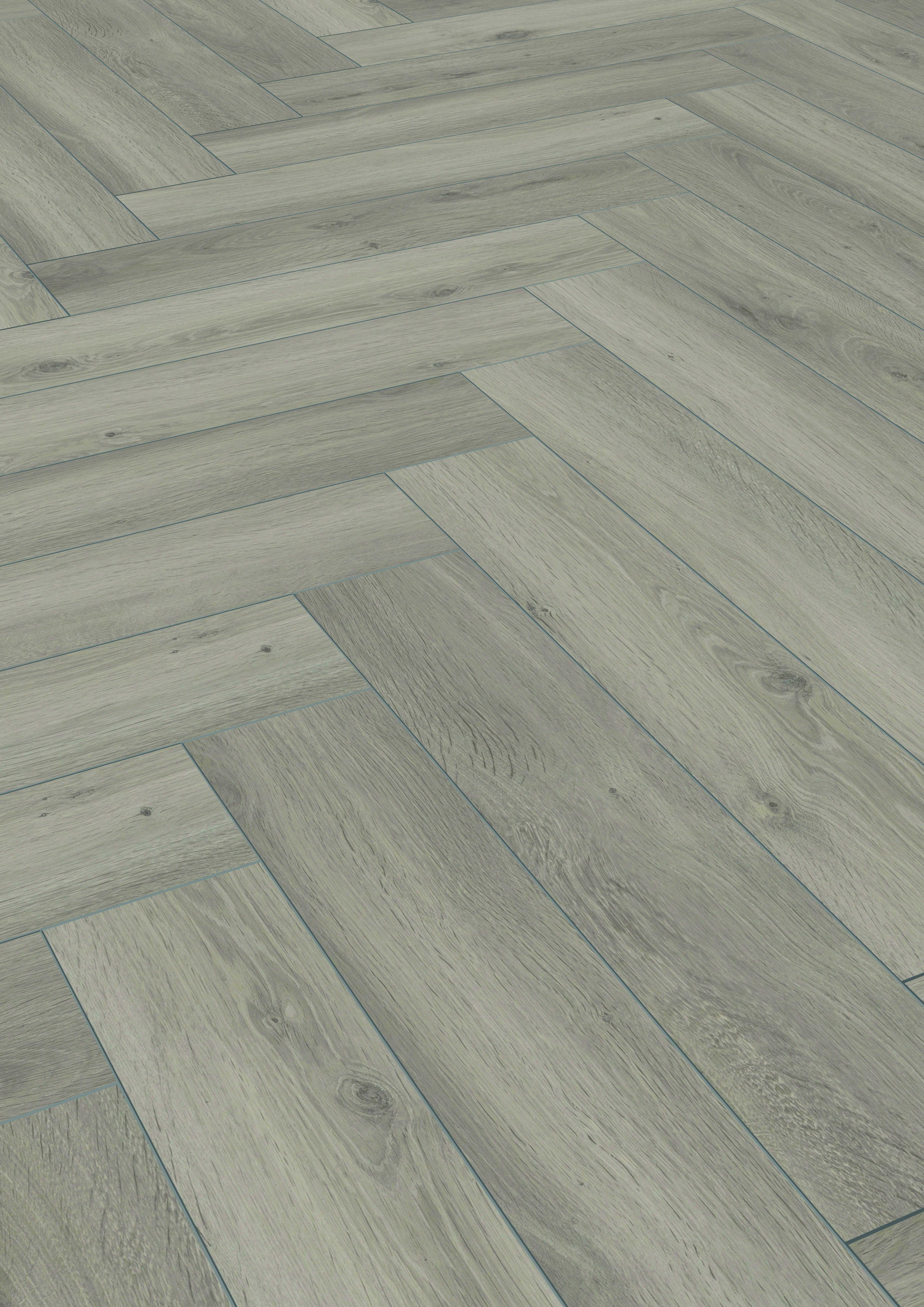 8mm Herringbone AC4 Silver Oak ER 1.238 SQM Pk (L & R) - Price Per Sq. Yard.