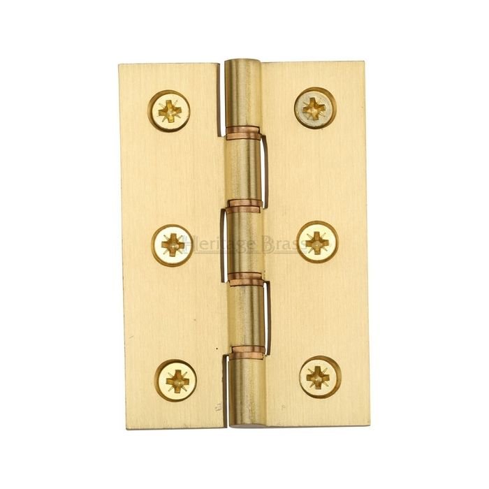 PR88-400-SB - Heritage Brass Hinge Brass With Phosphor Washers 3 x 2 Satin Brass Finish