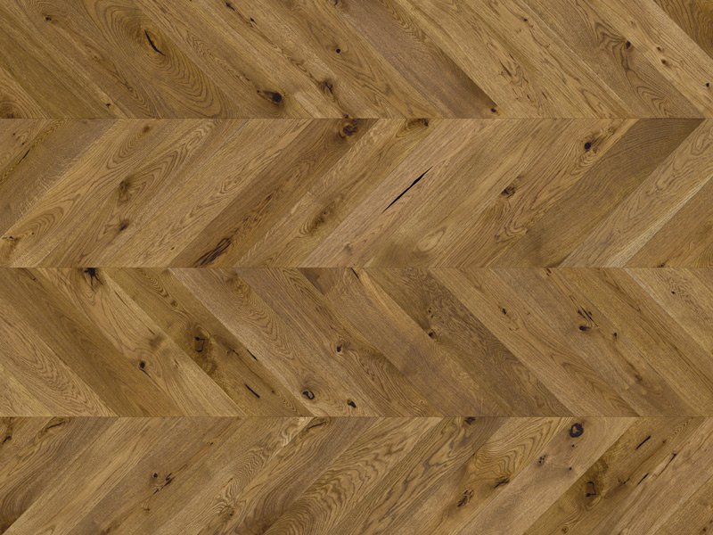 Barista Chevron Arabica / Mainland Brushed Matt Varnished 130 x 14 x 725mm 0.61 SQM - Price Per Sq. Yard.