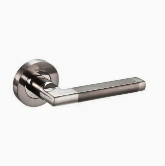 Senelli Capri CR Lever On Rose Polished Chrome/Satin Nickle