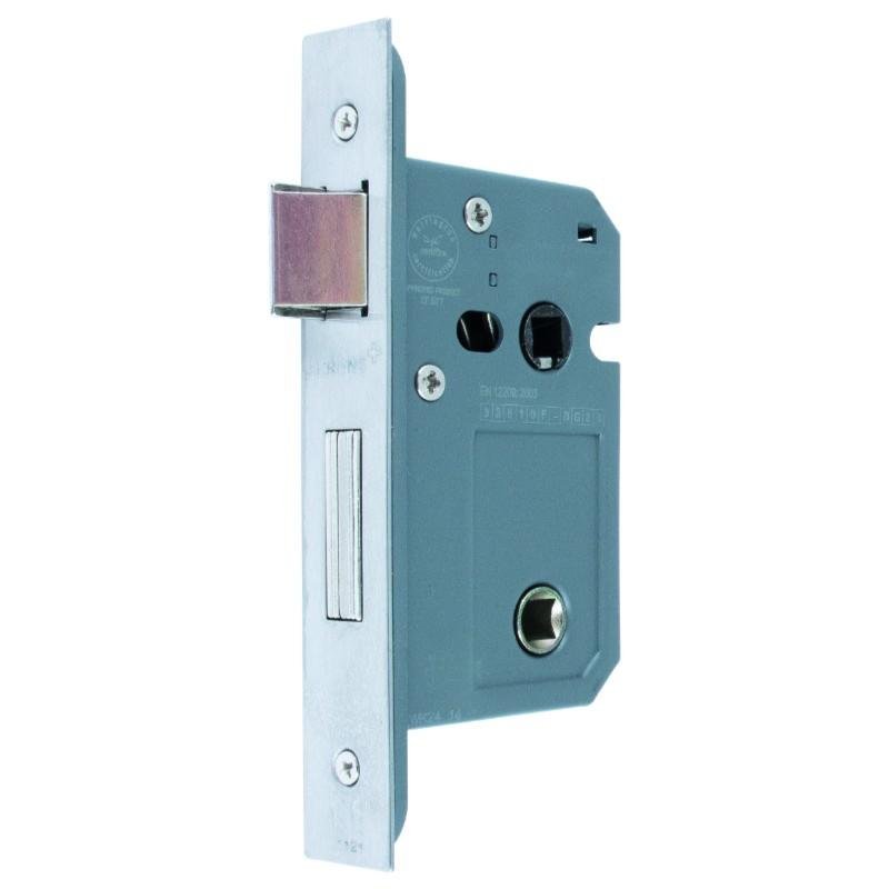 Arrone AR8023-76-SC 3 Heavy Sprung Bathroom Lock - SC