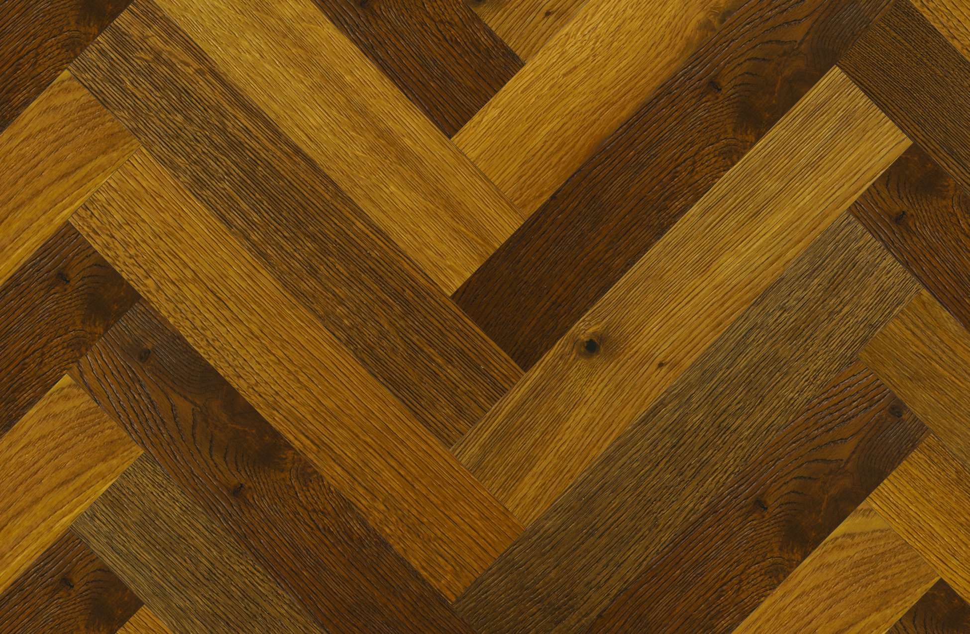 Herringbone Morrison Oak 90 x 18 x 450mm (L&R) 0.405 SQM - Price Per Sq. Yard.