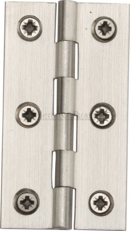 HG99-120-SN - Heritage Brass Hinge Brass 2 1/2 x 1 3/8 Satin Nickel Finish