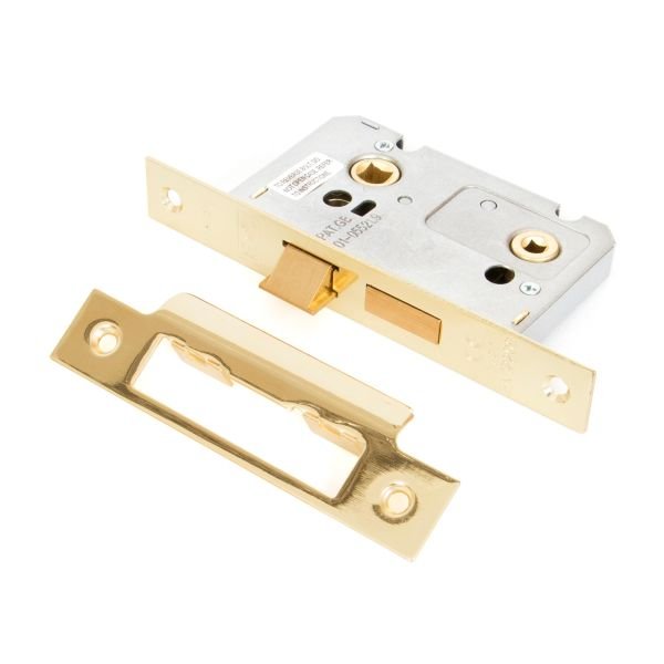 91088 - Electro Brassed 2 Inch Bathroom Mortice Lock