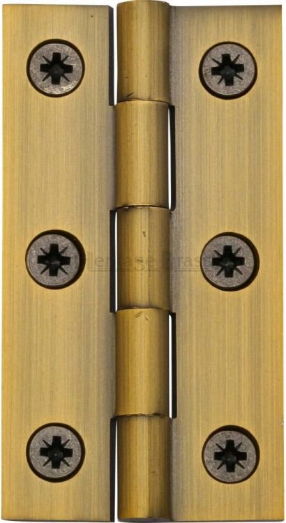 HG99-125-AT - Heritage Brass Hinge Brass 3 x 1 5/8 Antique Brass Finish