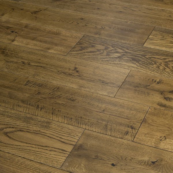 DCFL0152 Engineered Woods Tudor Cognac Handscraped 18mm - Price Per Sq. Yard.