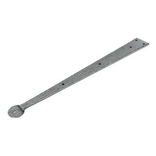 33786 - Pewter 18 Inch Penny End Hinge Front (Pair)