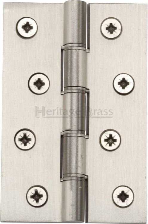 HG99-350-SN - Heritage Brass Hinge Brass With Phosphor Washers 4 x 2 5/8 Satin Nickel Finish