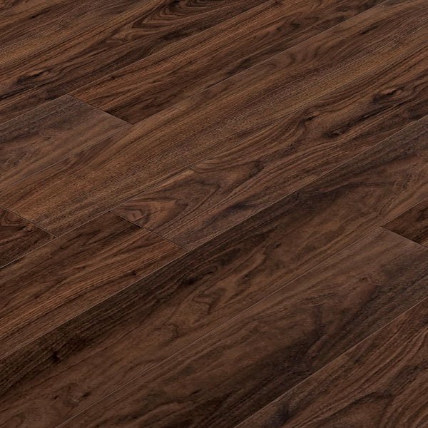 60544 4V Dark/Select Walnut AC4 8mm Laminate - Price Per Sq. Yard.