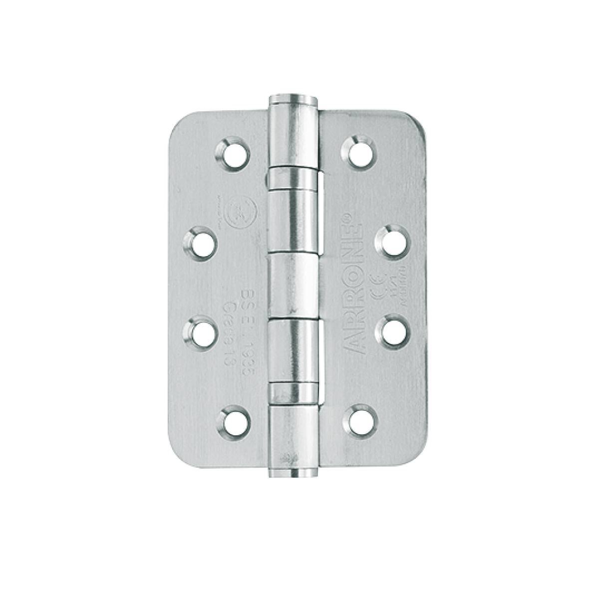 Arrone AR8182-SSS Radius G13 Hinge 102 x 76mm Stainless Steel (Pair)