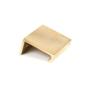 50687 - Aged Brass 50mm Plain Edge Pull