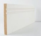 White Primed MDF Double Shaker Skirting 144mm x 18mm x 4200mm