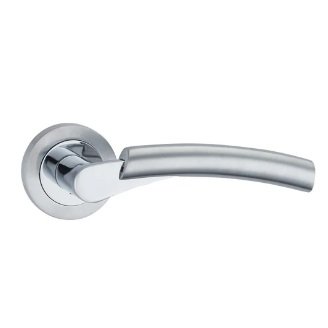 Senelli Bella 625 Lever On Rose Polished Chrome/Satin Nickel