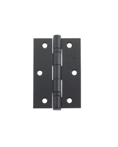 J8501BL - 89 x 58 x 2mm Black Steel Ball Bearing Hinge