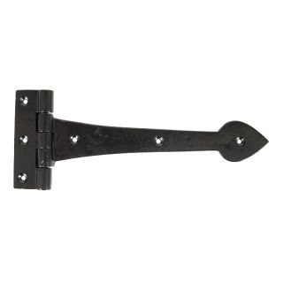 83625 - Black Smooth 10 Inch Cast T Hinge (Pair)