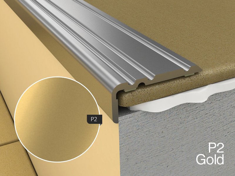 WRG3 1800mm Edge Adhesive Profile P2 Gold