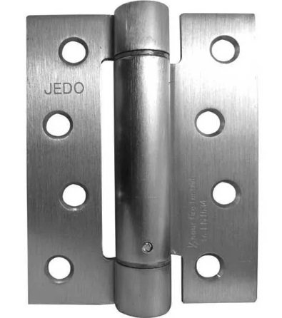 J9800SC-Spring Hinges (3 Pack) 4" Satin Chrome SQ- Not Ce Marked