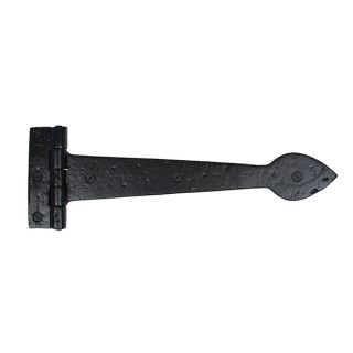 73226 - Black Smooth 12 Inch Cast T Hinge (Pair)