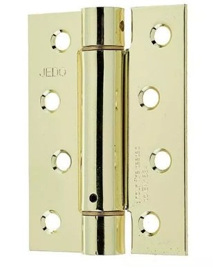 J9800EB - Steel Single Action Spring Hinge 102  x  76  x  2.7M (3 Hinge Pack) - PB