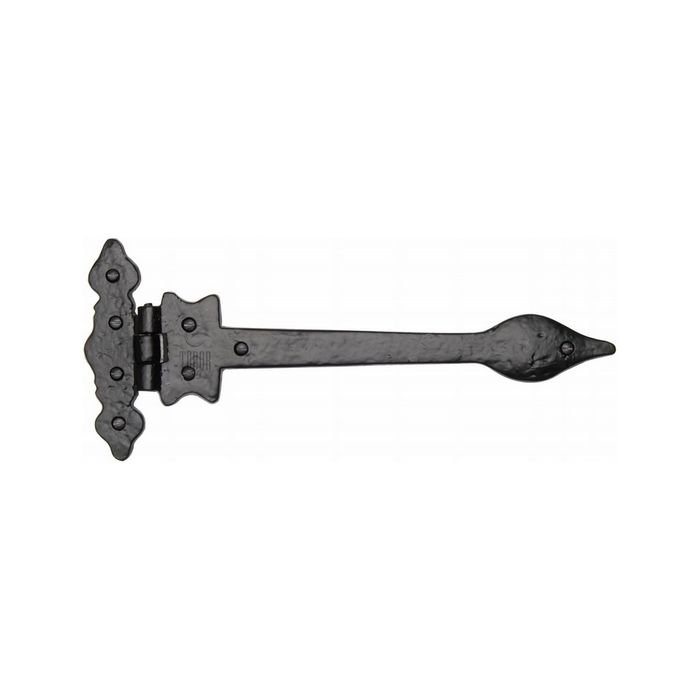 TC420 - The Tudor Leaf Hinge Black Iron