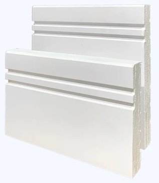 White Primed Shadowline Architrave 94 x 18 x 2150 - Set