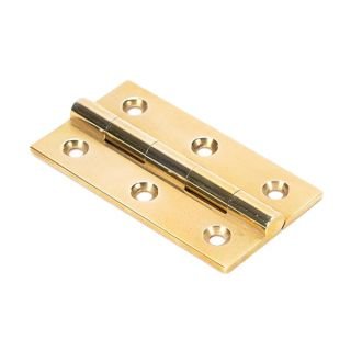 49924 - Polished Brass 2.5 Inch Butt Hinge (Pair)