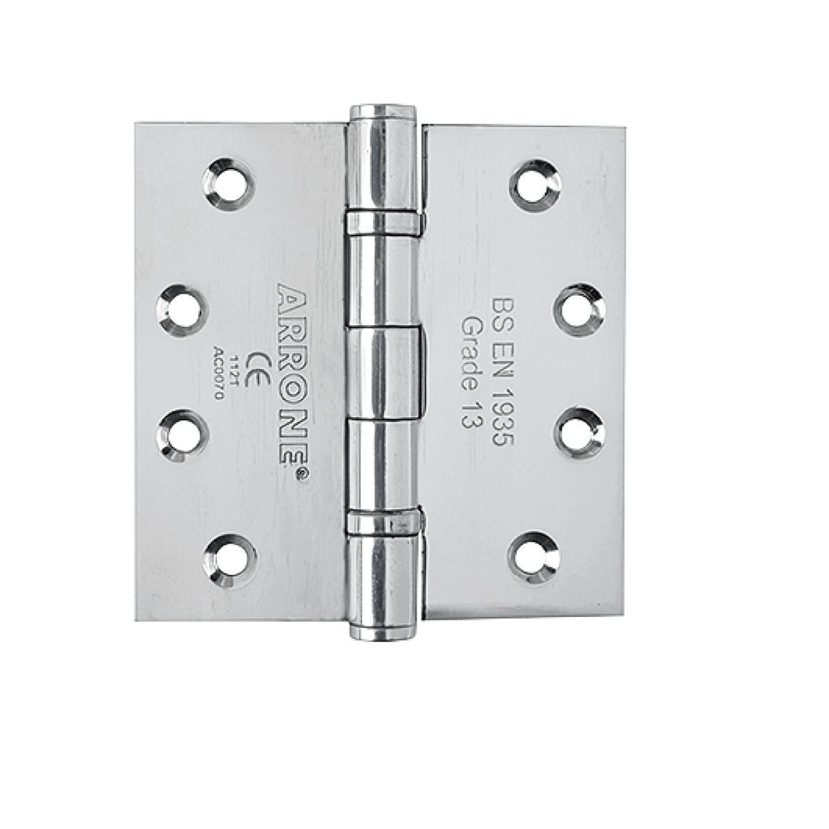 Arrone AR8184 SSS Square Hinge (Pair) 102 x 102mm