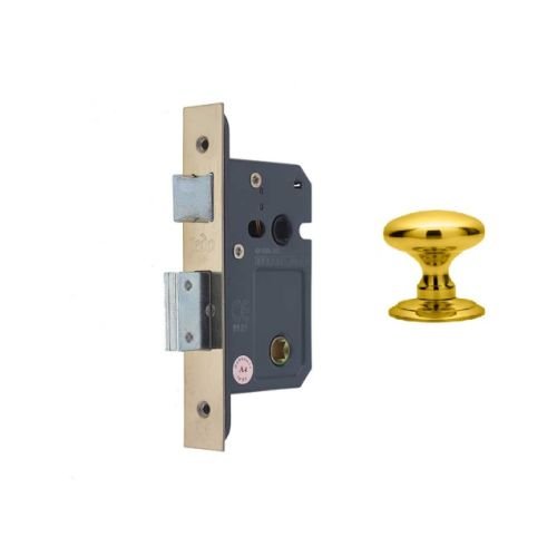 Jl1071PB - 65mm PB Bathroom Lock