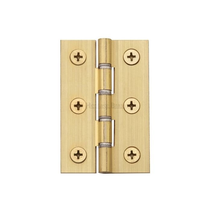 PR88-245-NB - Heritage Brass 3 x 2 Dsw Hinge Natural Brass Finish