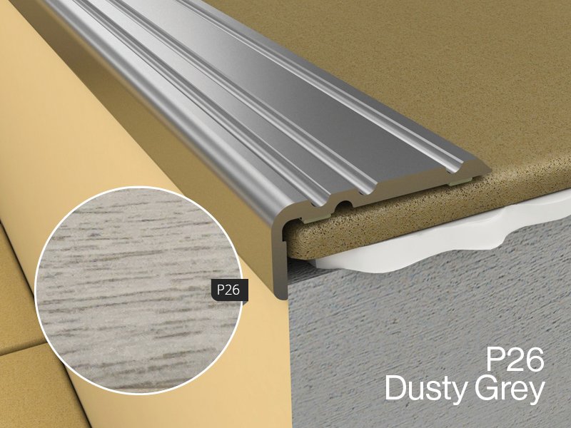 WRG3 1800mm Edge Adhesive Profile P26 Dusty Grey