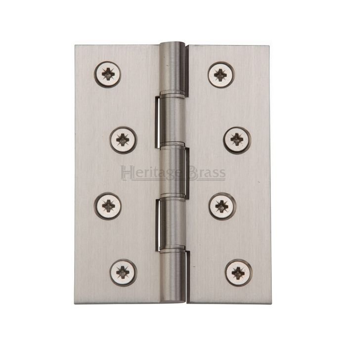 PR88-410-SN - Heritage Brass Hinge Brass With Phosphor Washers 4 x 3 Satin Nickel Finish