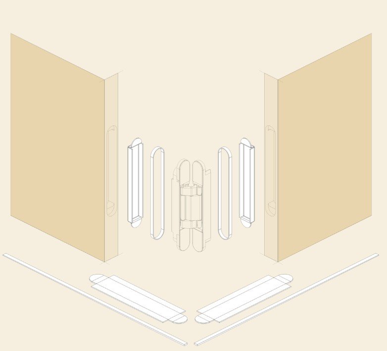 Intumescent Kit For Hinge KI.05.063 Set