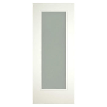Shaker Laminate Winter White Frosted Glass