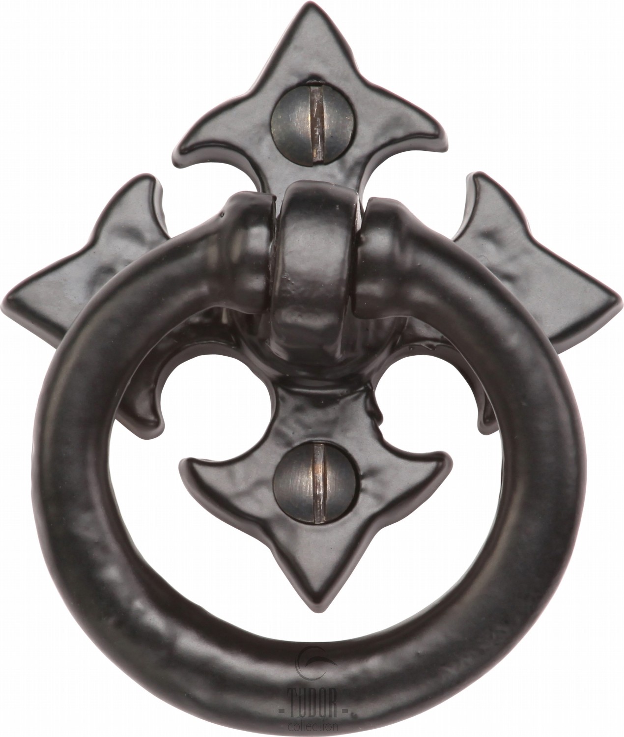 DCTC626 – THE TUDOR CABINET RING PULL BLACK IRON – Door Centre